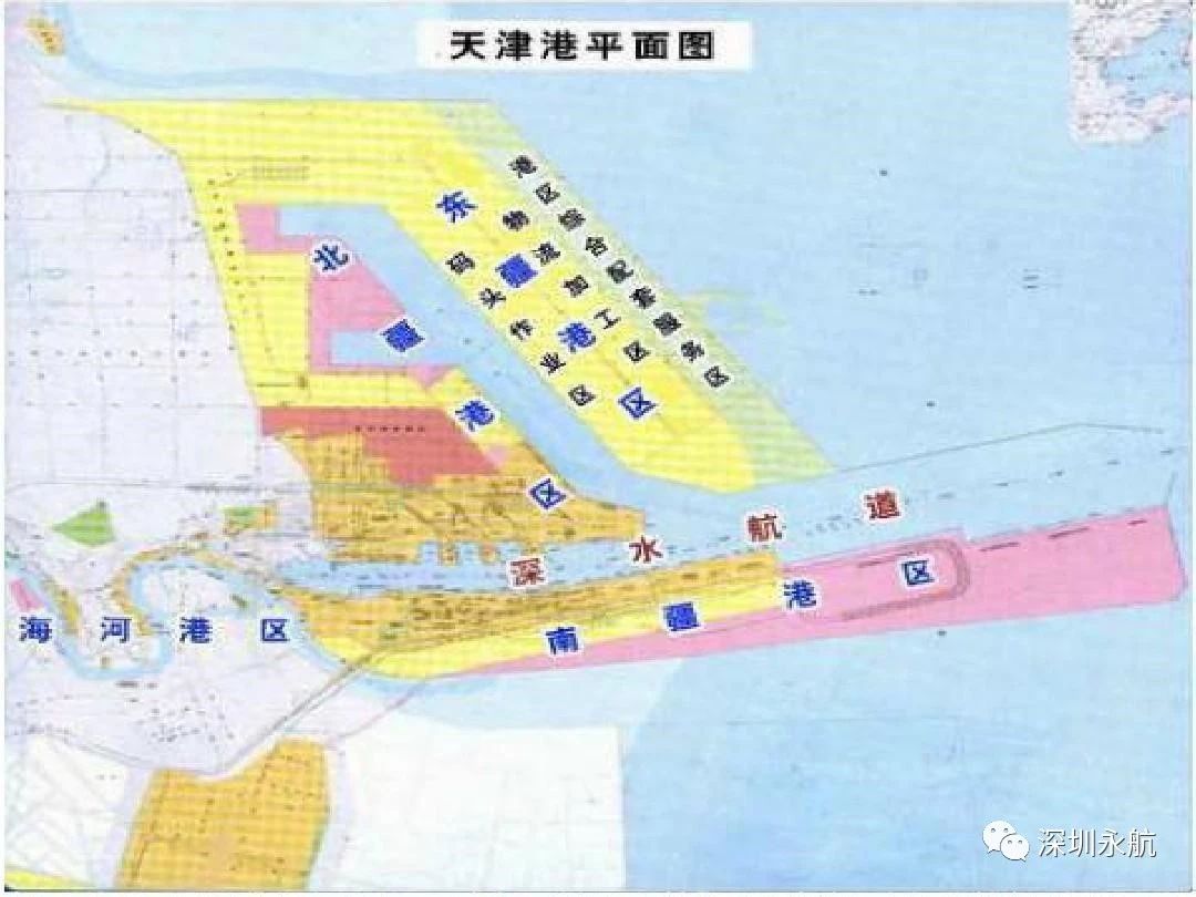 天津港码头平面布局图图片
